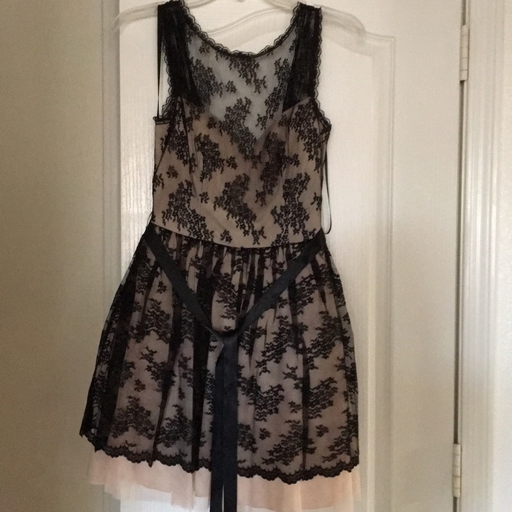 Dress with Black lace